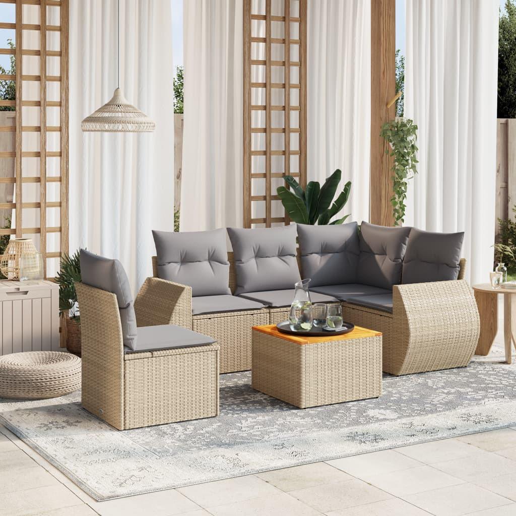 VidaXL Garten sofagarnitur poly-rattan  