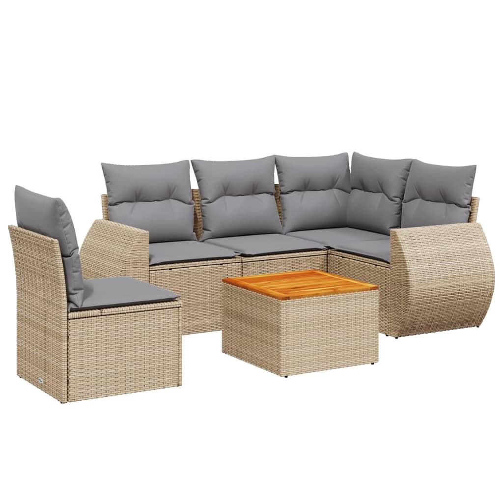 VidaXL Garten sofagarnitur poly-rattan  