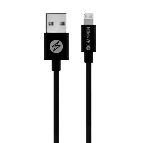 Champion  Cavo da USB-A a Lightning 2 m Nero 