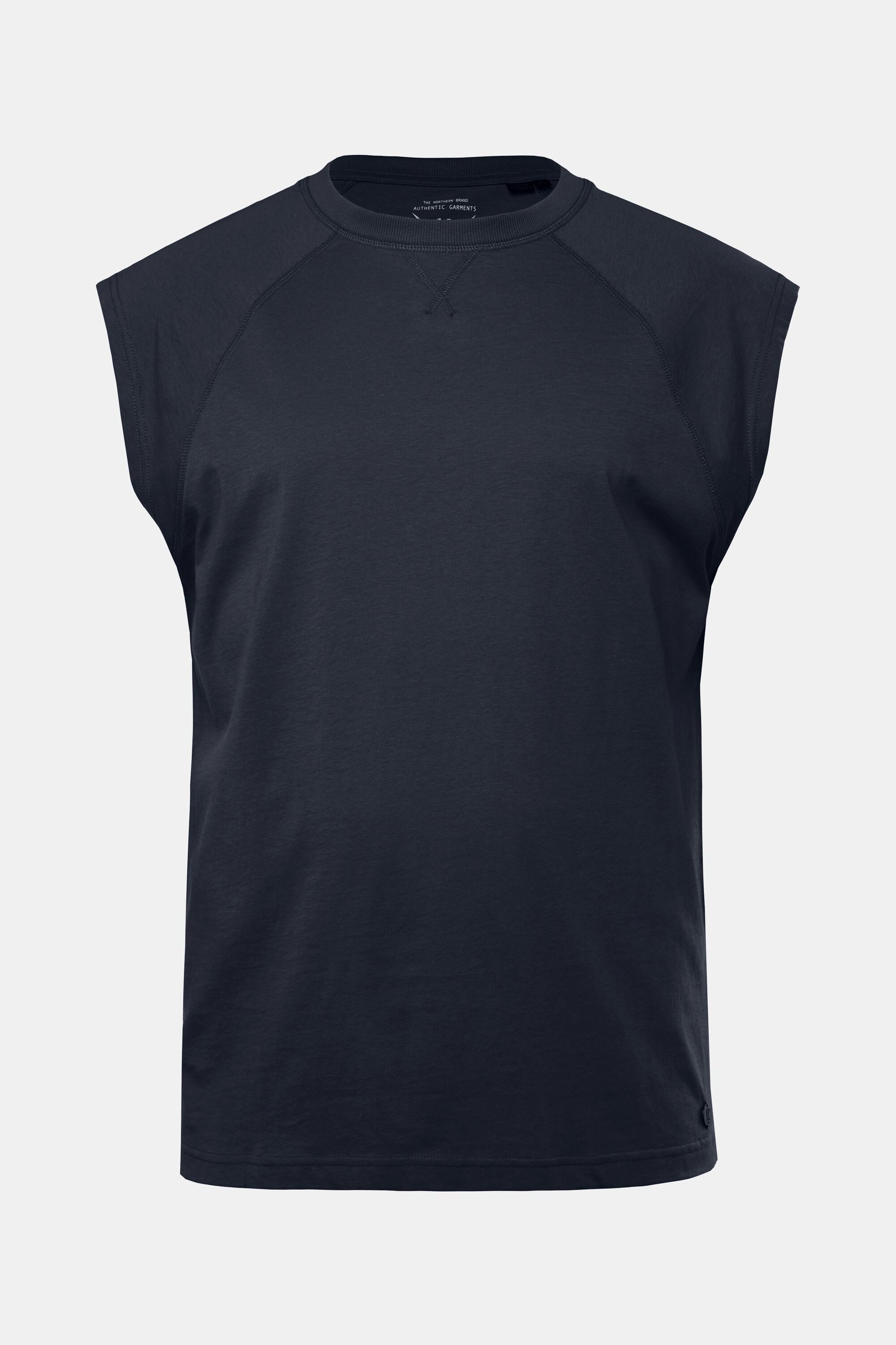 JP1880 Tanktop Überschnittene Schultern Rundhals  