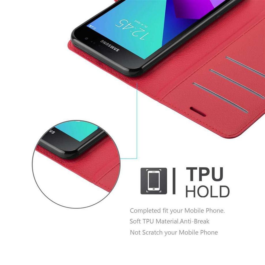 Cadorabo  Hülle für Samsung Galaxy XCover 4  XCover 4s Standfunktion, Kartenfach 