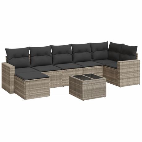 VidaXL Garten sofagarnitur poly-rattan  