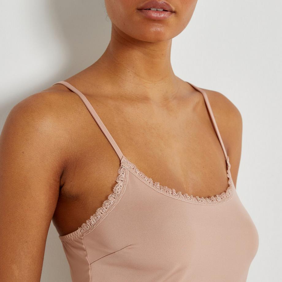 La Redoute Collections Fond de robe avec Bande de Dentelle  