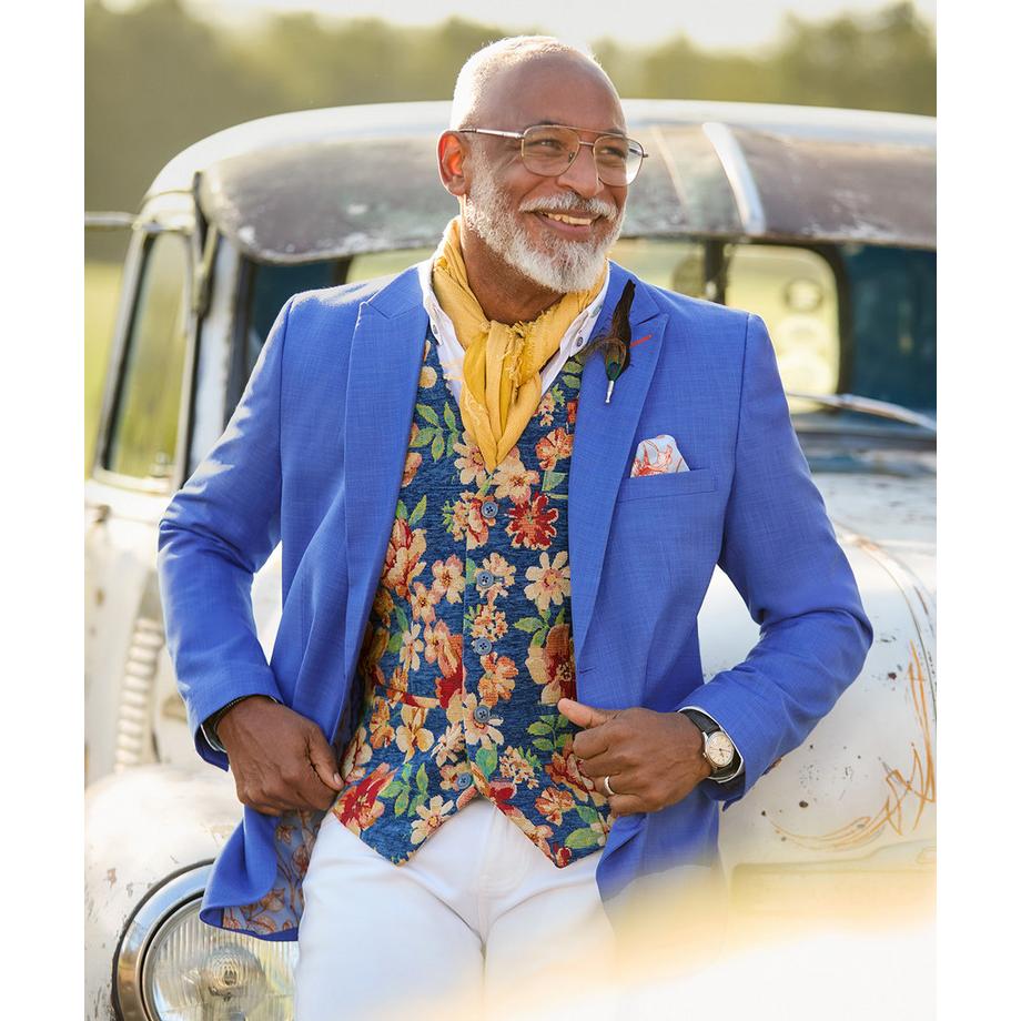 Joe Browns Weste mit floralem Jacquardmuster  