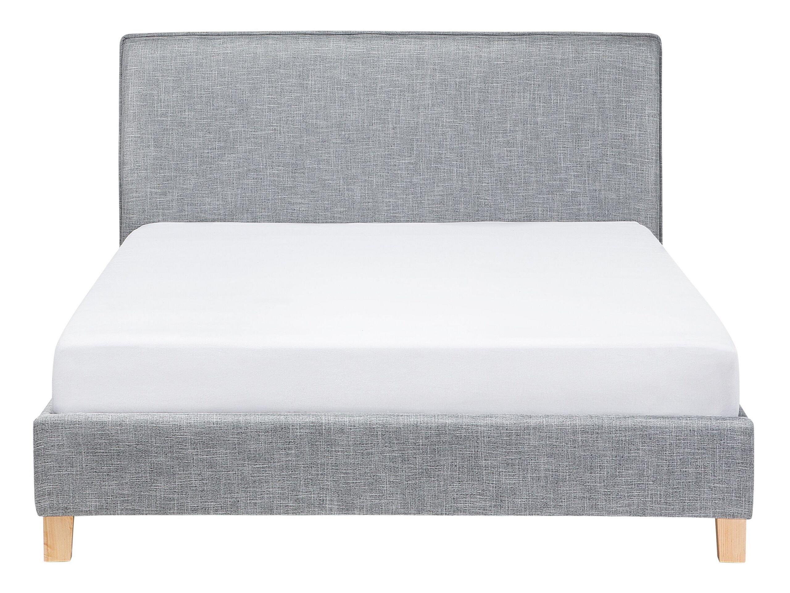 Beliani Bett mit Lattenrost aus Polyester Modern SENNEZ  