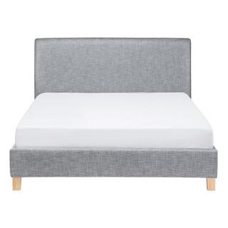 Beliani Bett mit Lattenrost aus Polyester Modern SENNEZ  