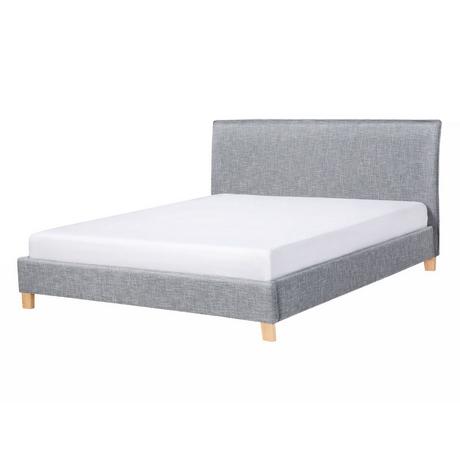 Beliani Bett mit Lattenrost aus Polyester Modern SENNEZ  