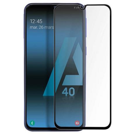 Avizar  Film Verre Trempé Galaxy A40 Noir 