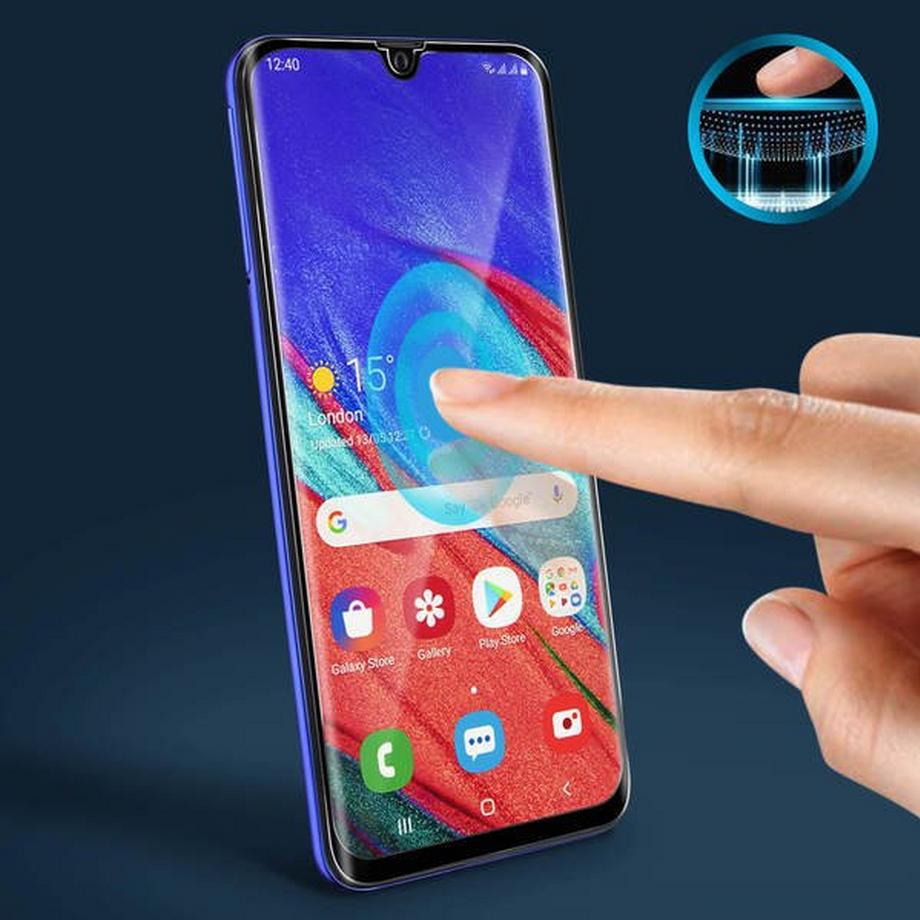 Avizar  Film Verre Trempé Galaxy A40 Noir 