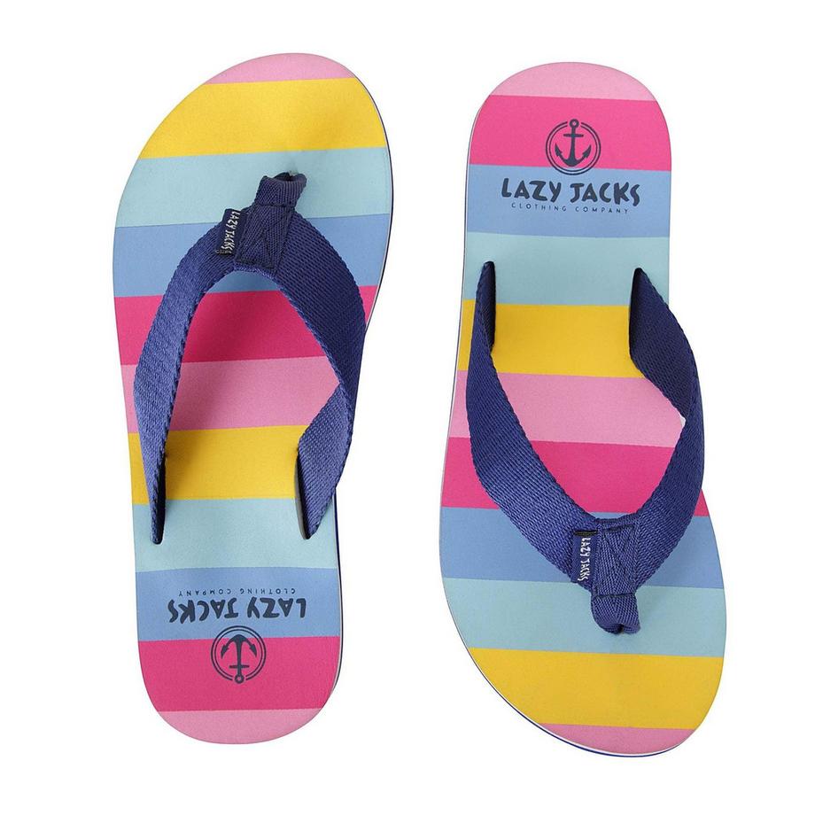 Tongs motiftyle rayures en blocs
