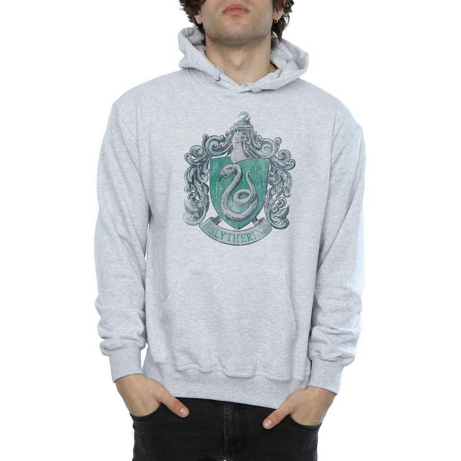 HARRY-POTTER Serpentard Blason Sweat à Capuche  