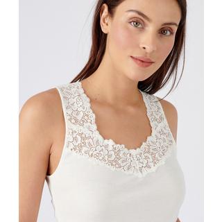 Damart Thermolactyl Débardeur Douceur Soyeuse Dentelle  