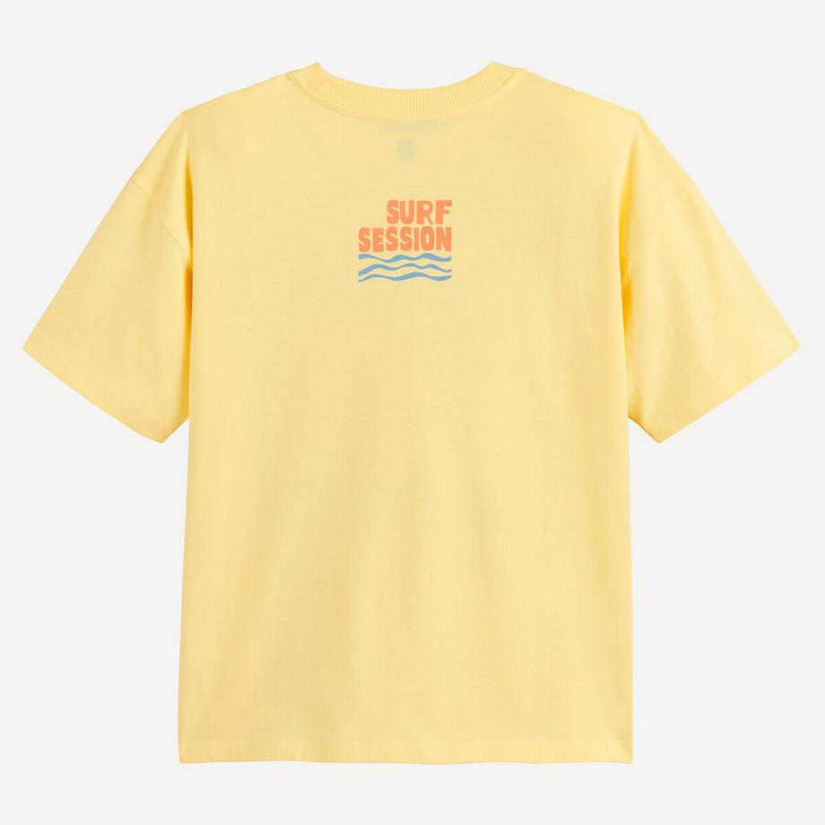 La Redoute Collections  Oversize-T-Shirt mit Rundhalsausschnitt und kurzen Ärmeln 