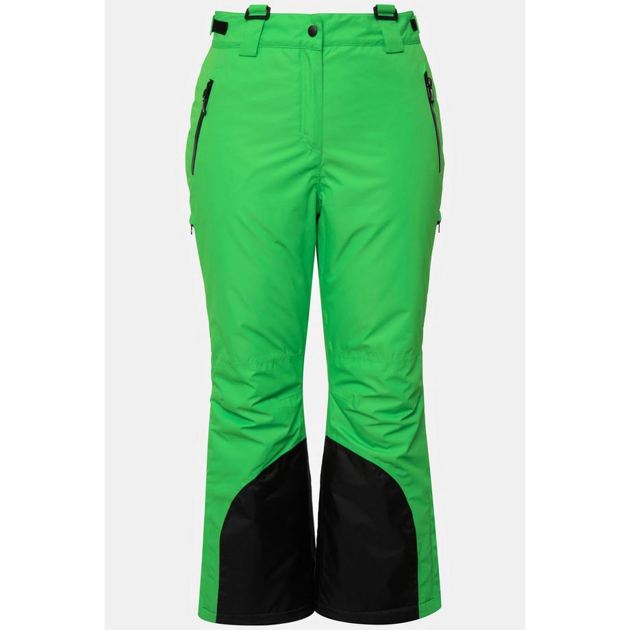 Ulla Popken Pantalon de ski étanche pare-neige poches zippées  