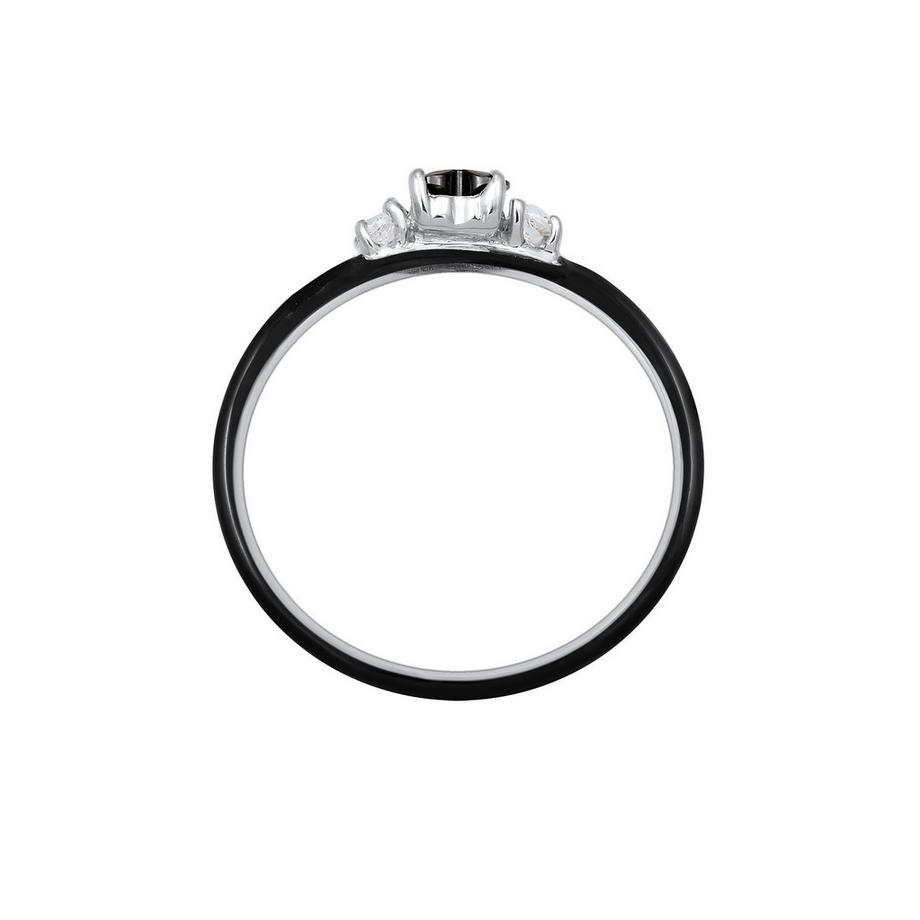 Elli  Bague Bague Cœur Zirconia 925 Sterling Silver 