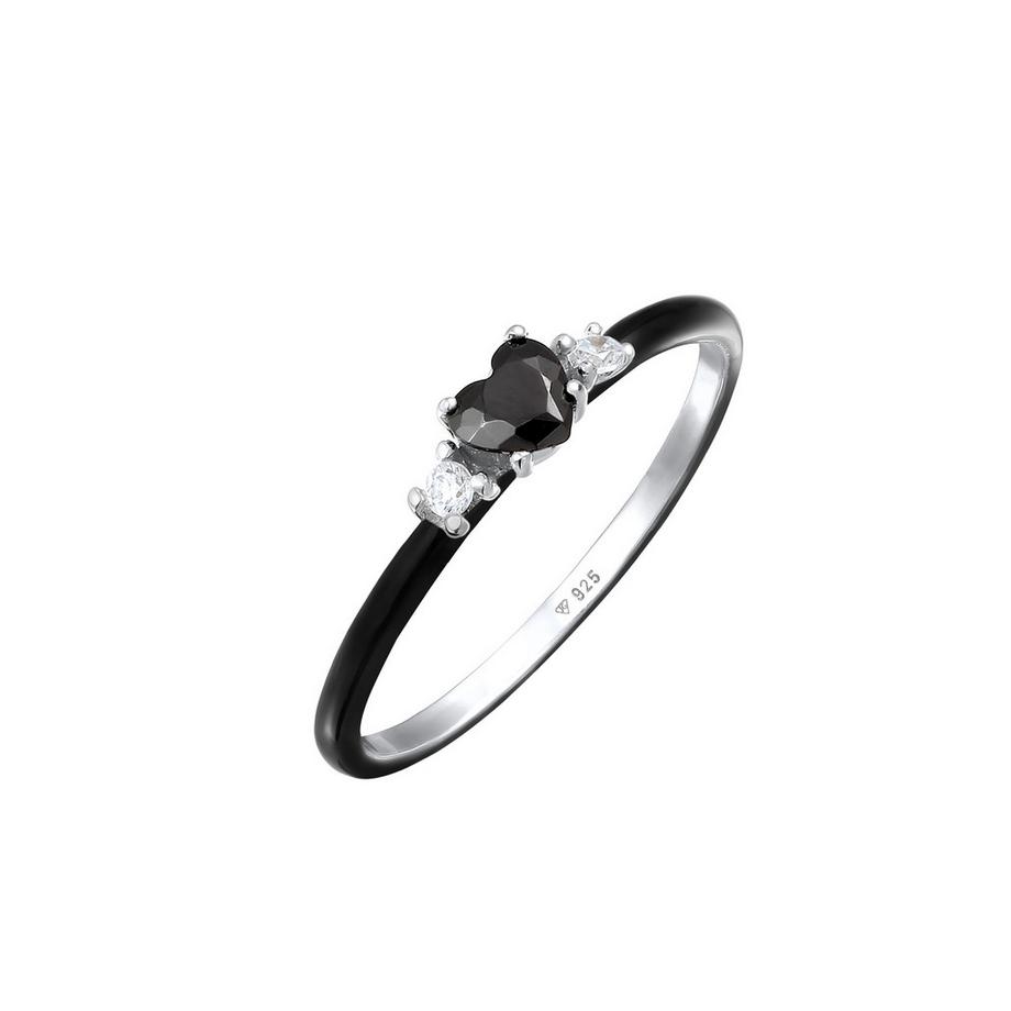 Bague Bague Cœur Zirconia 925 Sterling Silver