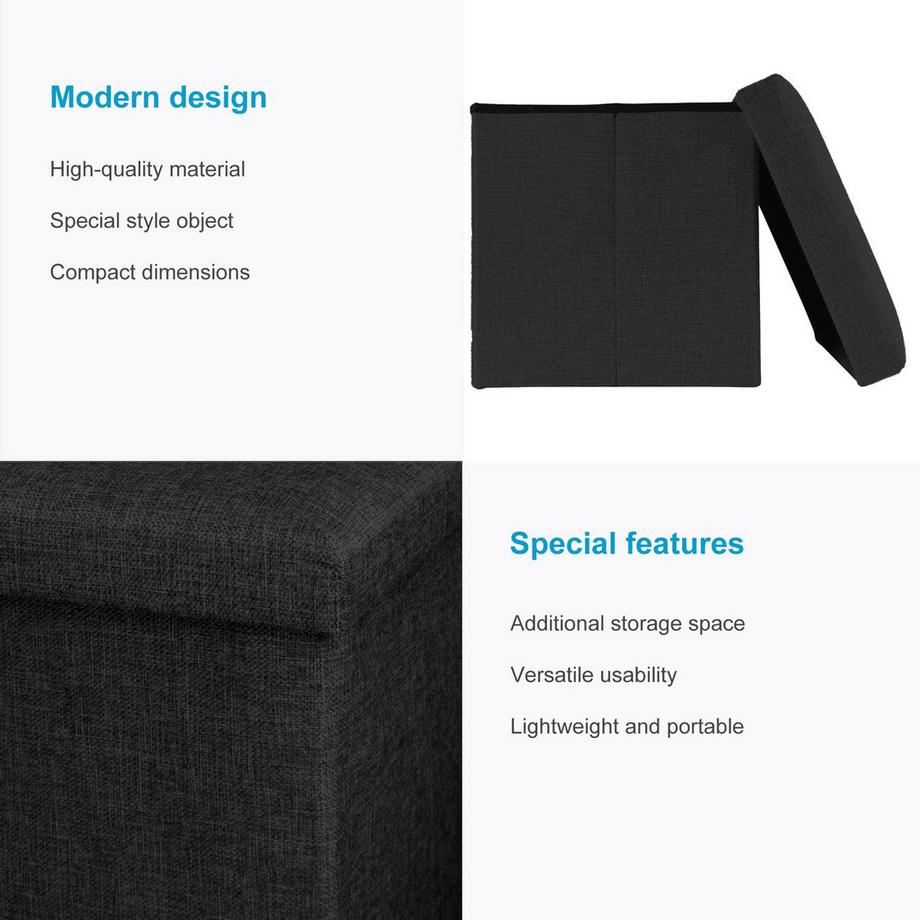 Intirilife Pouf Pliable  