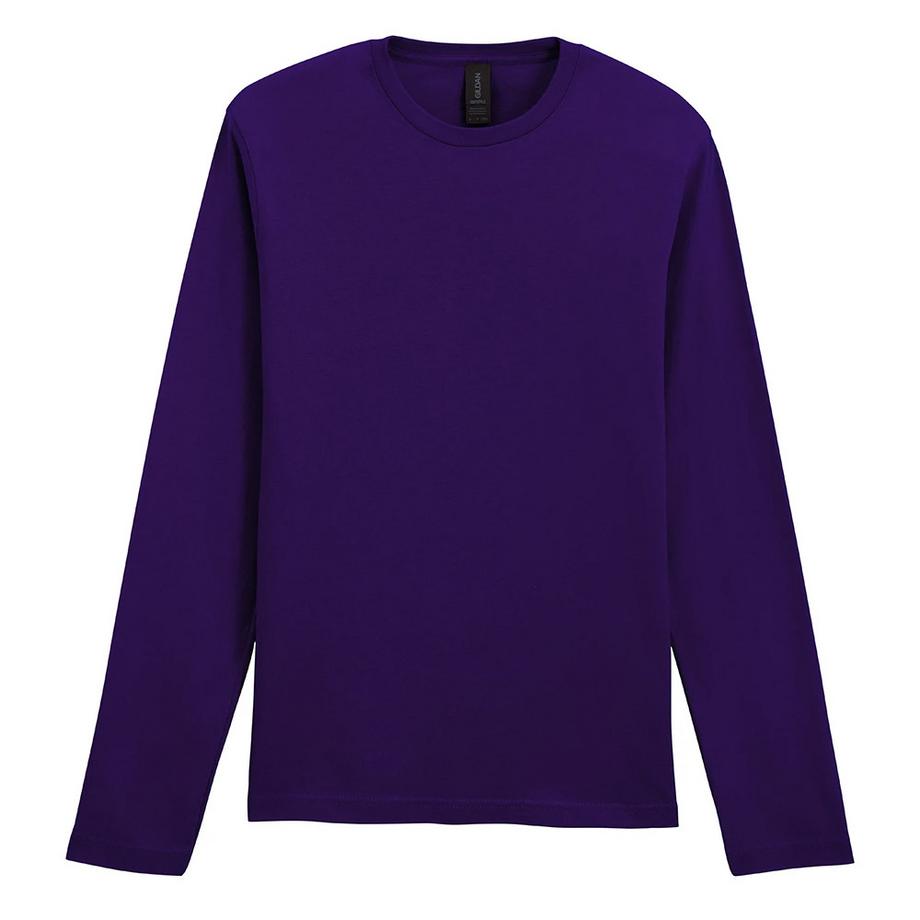 Softstyle Maglietta Semplice Manica Lunga