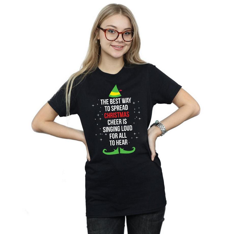 Elf T-shirt Christmas Cheer  