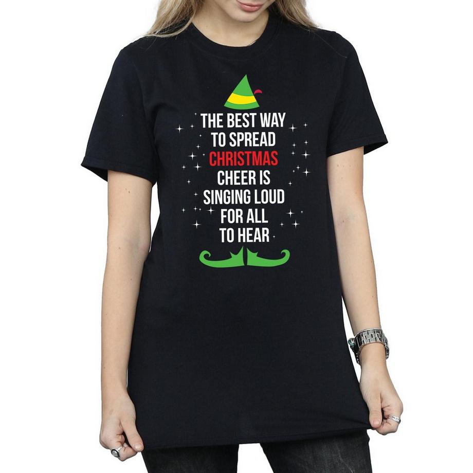 Elf T-shirt Christmas Cheer  