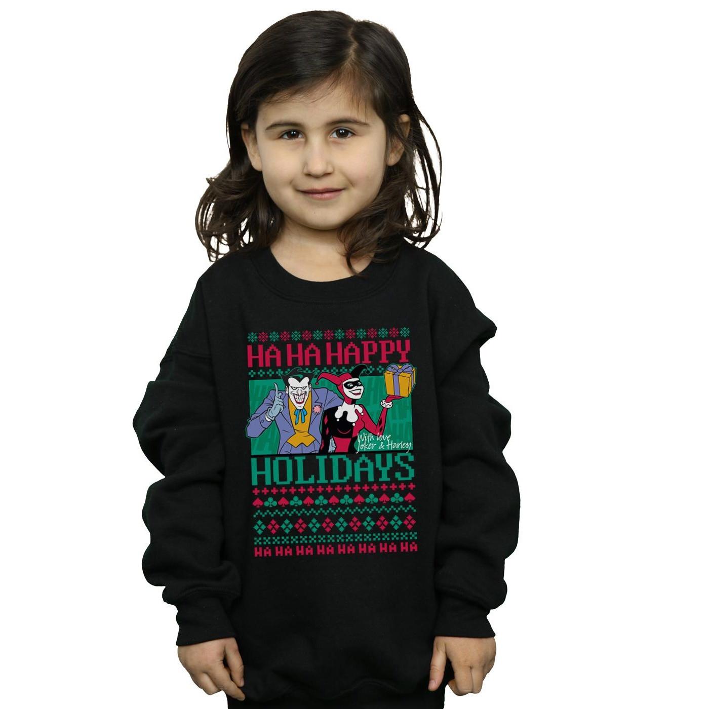 DC COMICS  Ha Ha Happy Holidays Sweatshirt 