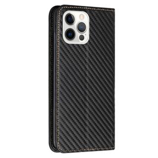 Cover-Discount  iPhone 15 Pro Max - Carbon Look Flip Case Hülle 