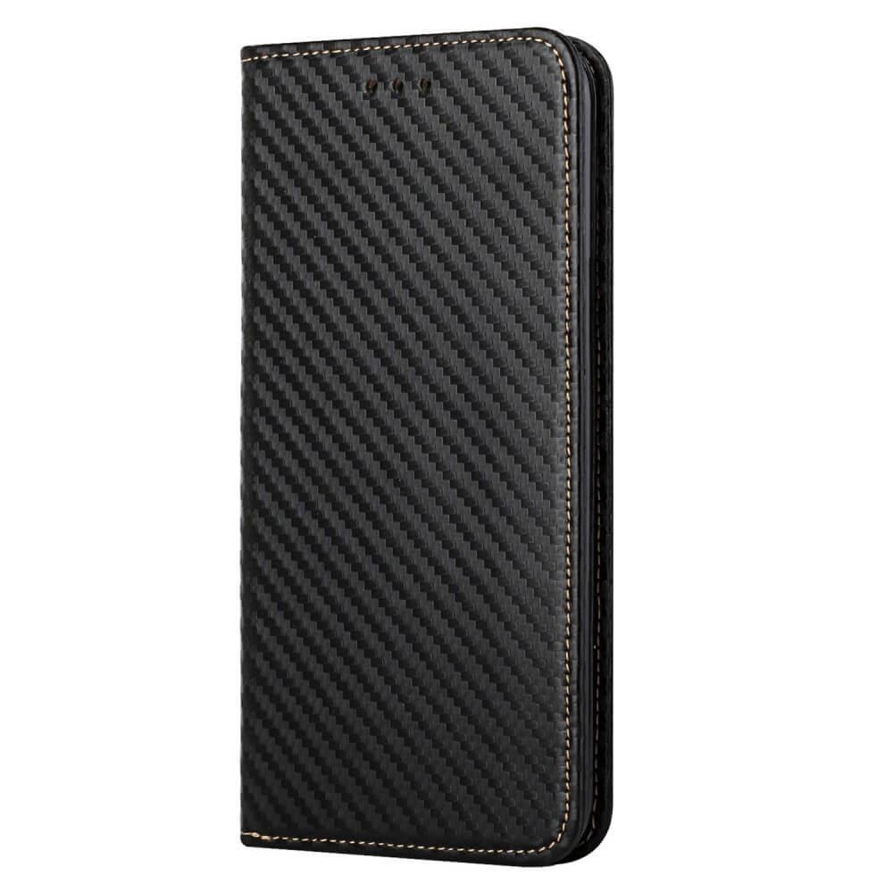 Cover-Discount  iPhone 15 Pro Max - Carbon Look Flip Case Hülle 