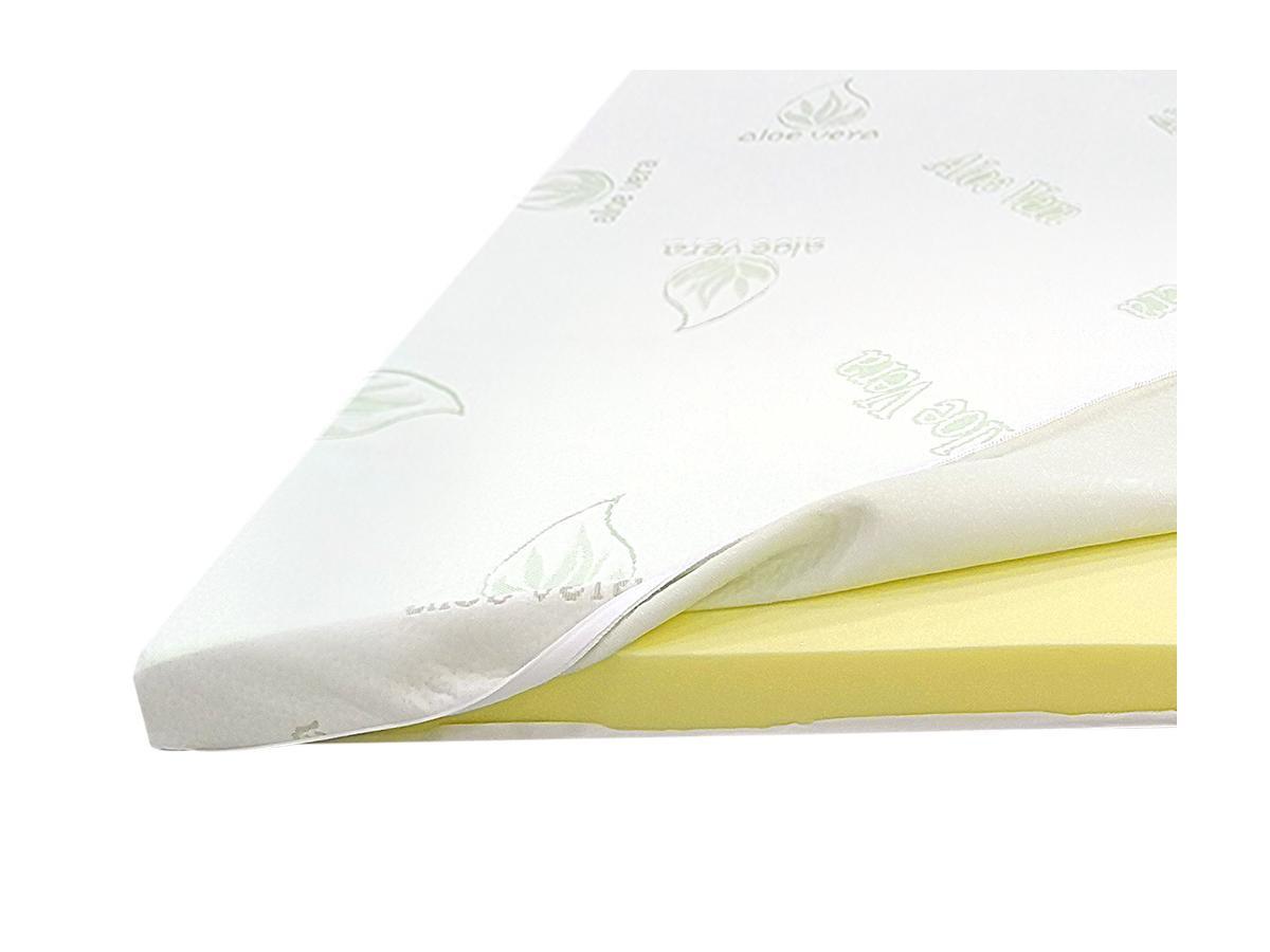 NATUREA Surmatelas Luxe mémoire de forme ALOE VERA de NATUREA 1x  