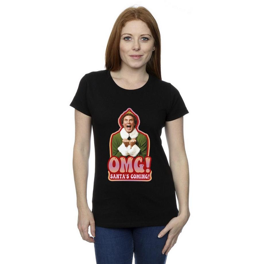 Elf T-shirt Santa's Coming  