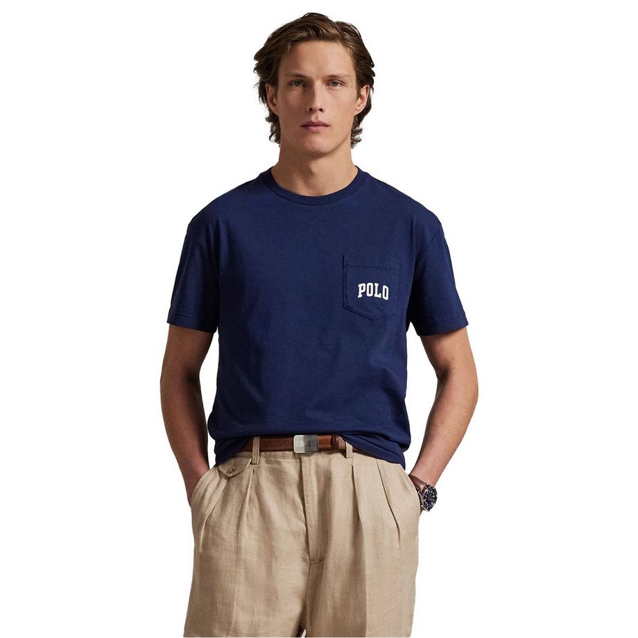 Ralph Lauren T-Shirt mit Bärengrafik und Brusttasche  