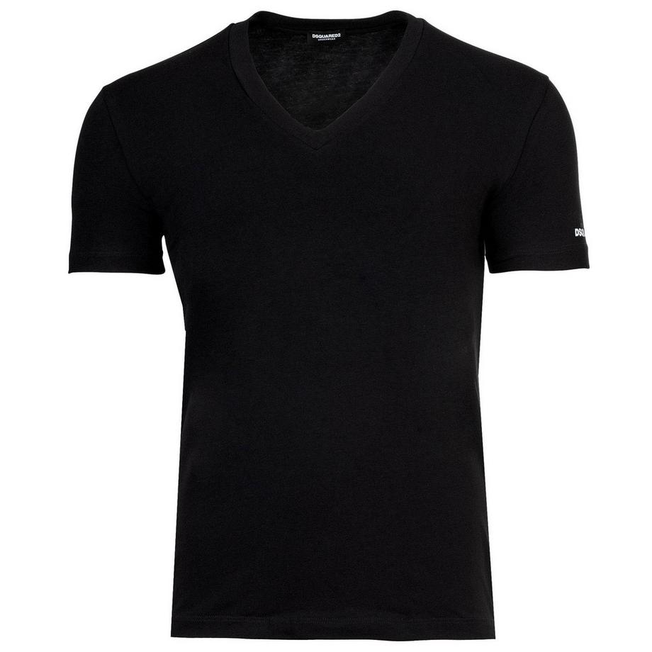 DSQUARED2 T-shirt Col V Pack de 2  