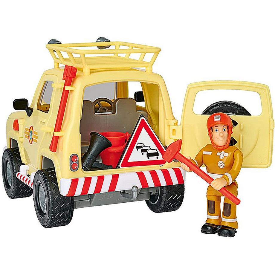 Simba  Feuerwehrmann Sam Sam 4x4 Geländewagen mit Figur 