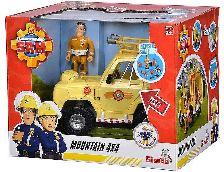 Simba  Feuerwehrmann Sam Sam 4x4 Geländewagen mit Figur 