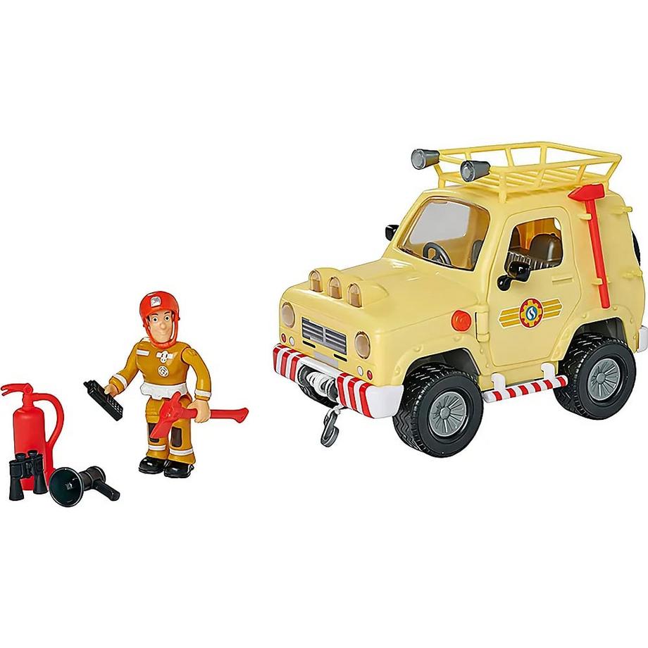 Simba  Feuerwehrmann Sam Sam 4x4 Geländewagen mit Figur 
