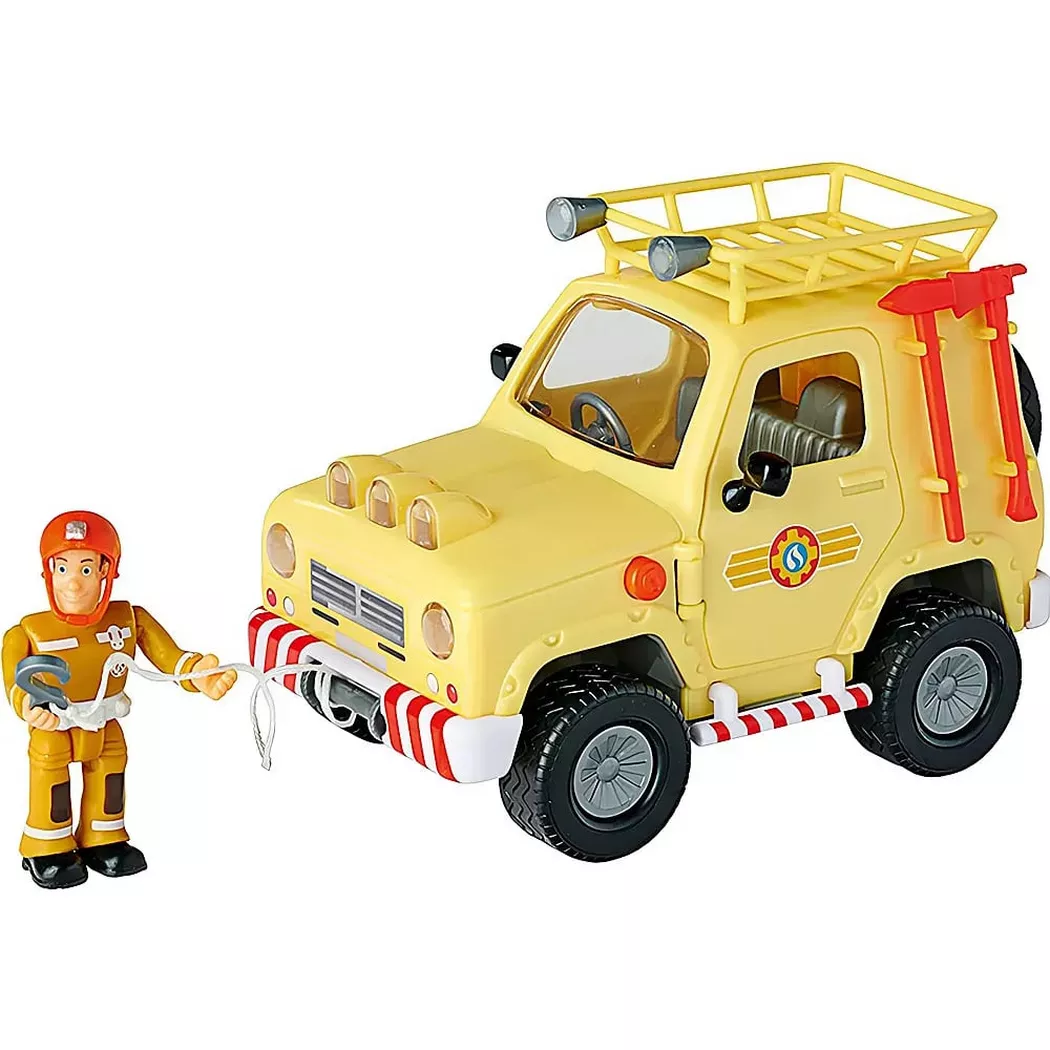 Simba - Feuerwehrmann Sam Sam 4x4 Geländewagen mit Figur