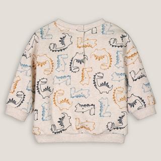 La Redoute Collections  Sweatshirt mit Rundhals und Dino-Print 