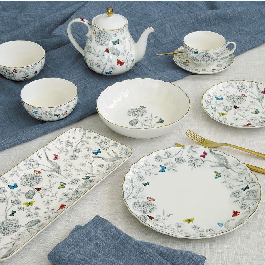 Easy Life Suppenteller Fleurs et Papillons.  