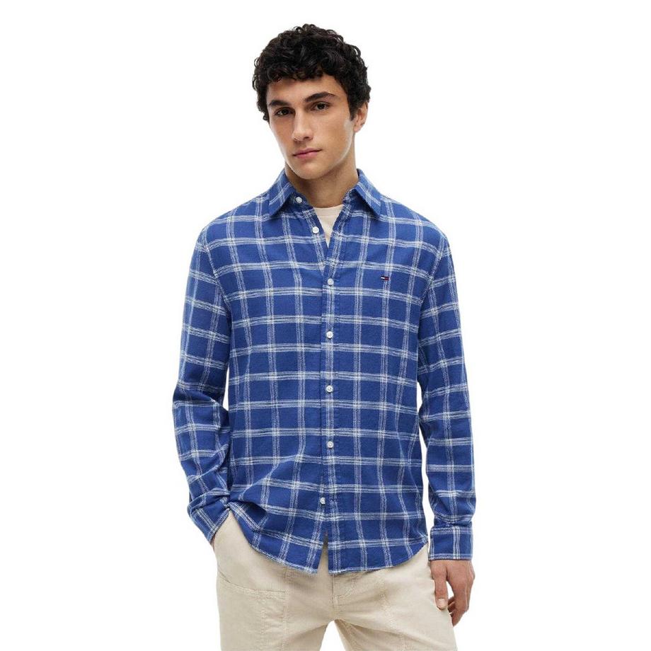 TOMMY JEANS Kariertes Langarmhemd  