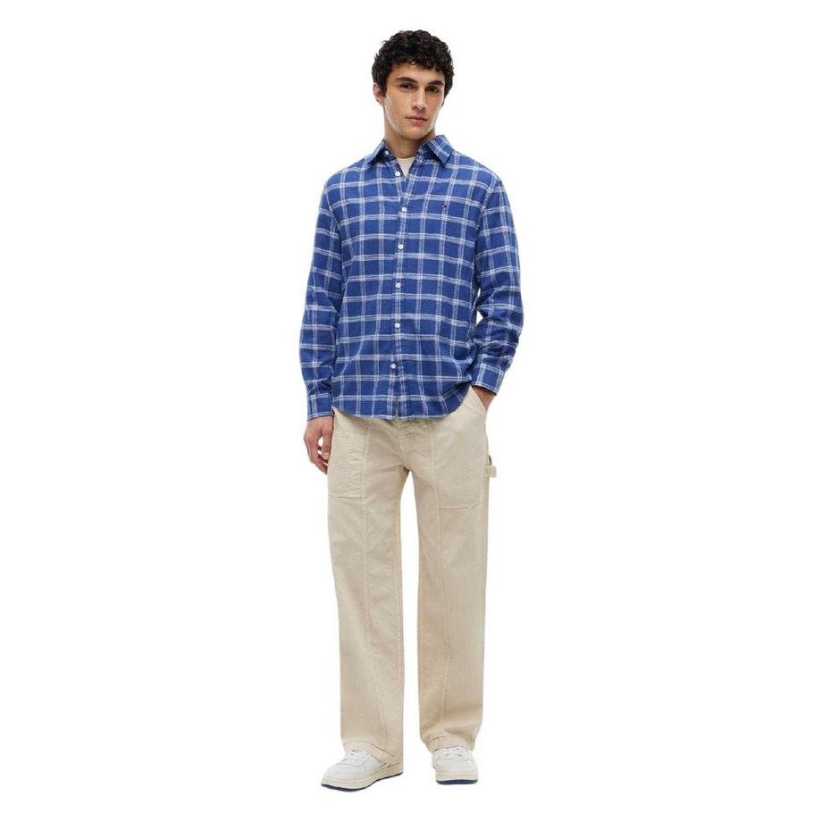 TOMMY JEANS Kariertes Langarmhemd  
