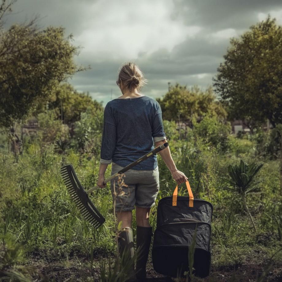 Fiskars Sac de jardin escamotable Ergo 175L  