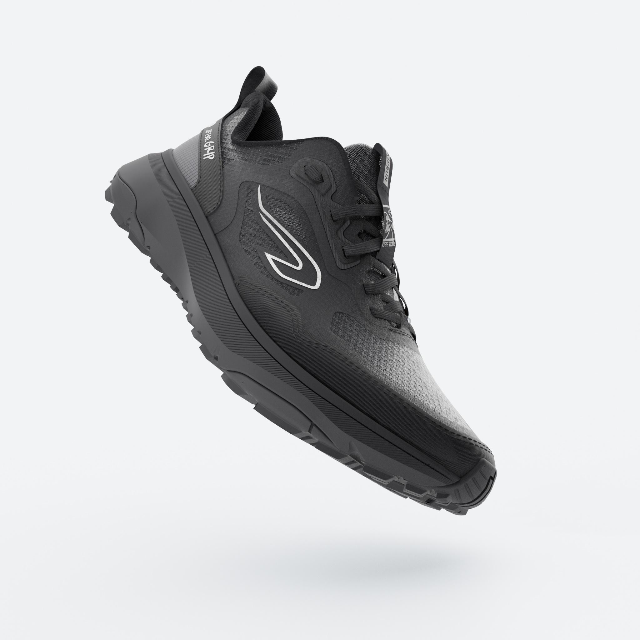 KIPRUN  Chaussures - Laufschuhe Trailrunning Herren - JF 190 schwarz 