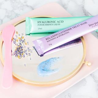 âme pure  Jelly Glow Rubber Mask - Lavendel/ Hyaluron Feuchtigkeits Gesichtsmaske 