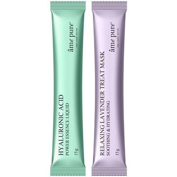 Jelly Glow Rubber Mask - Lavendel/ Hyaluron Feuchtigkeits Gesichtsmaske