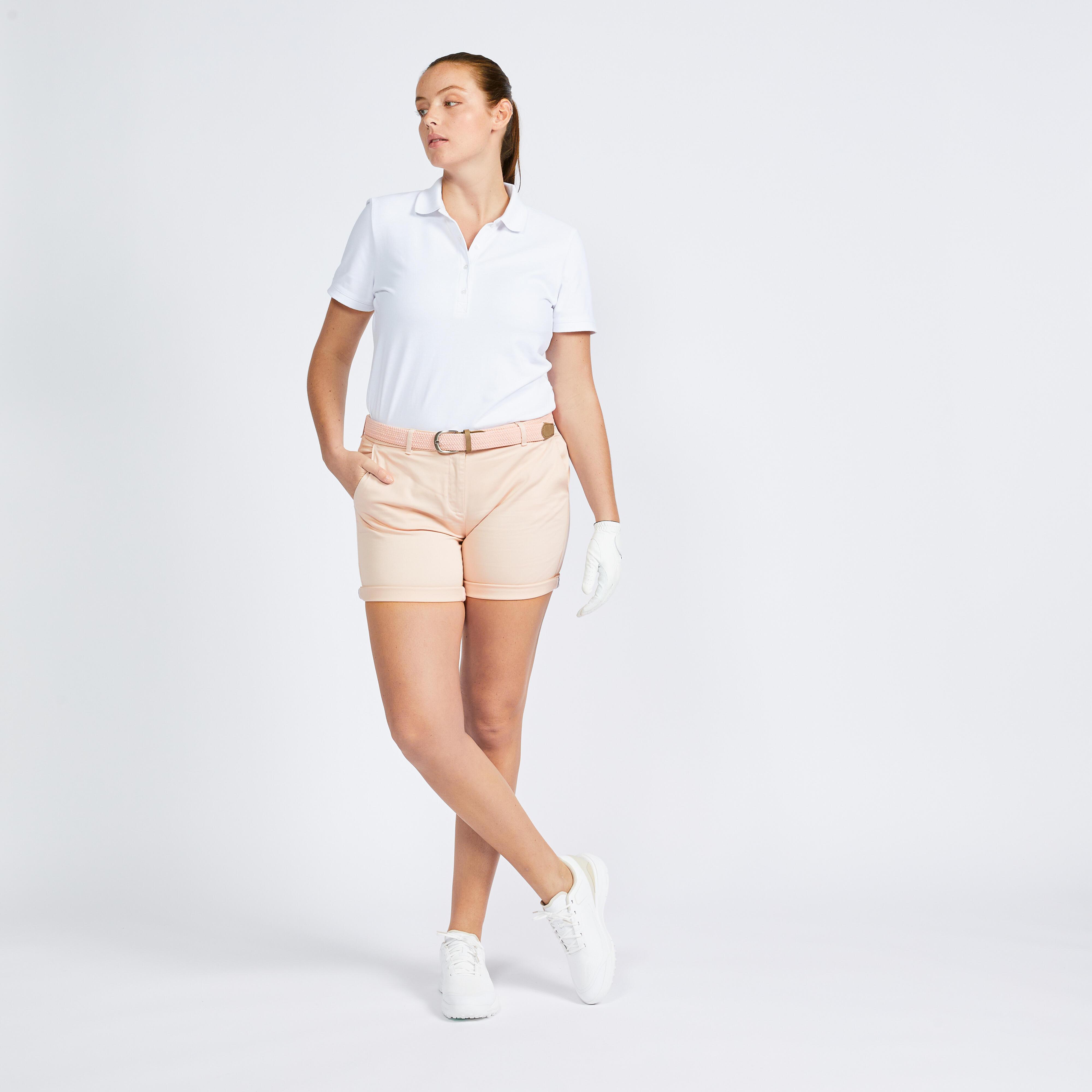 INESIS  Polo golf donna maniche corte cotone 