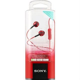 SONY  MDR-EX110AP roter In-Ear-Kopfhörer 