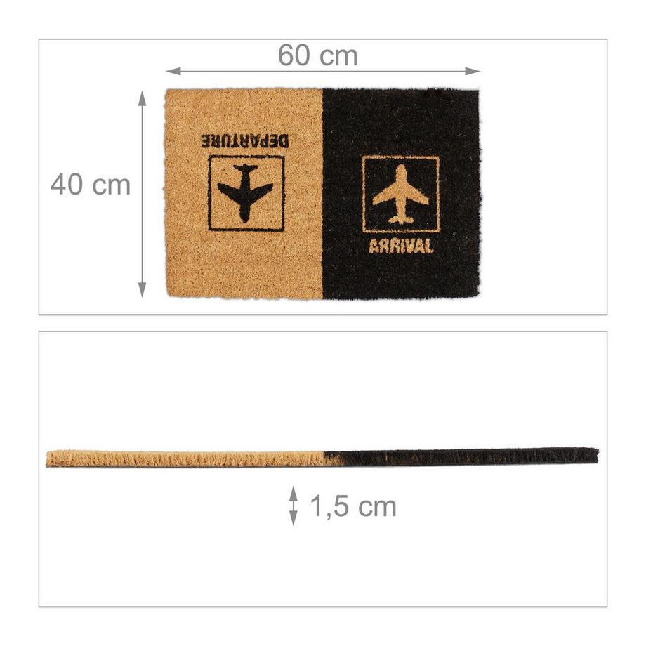 B2X Zerbino in fibra di cocco Partenza/Arrivo  