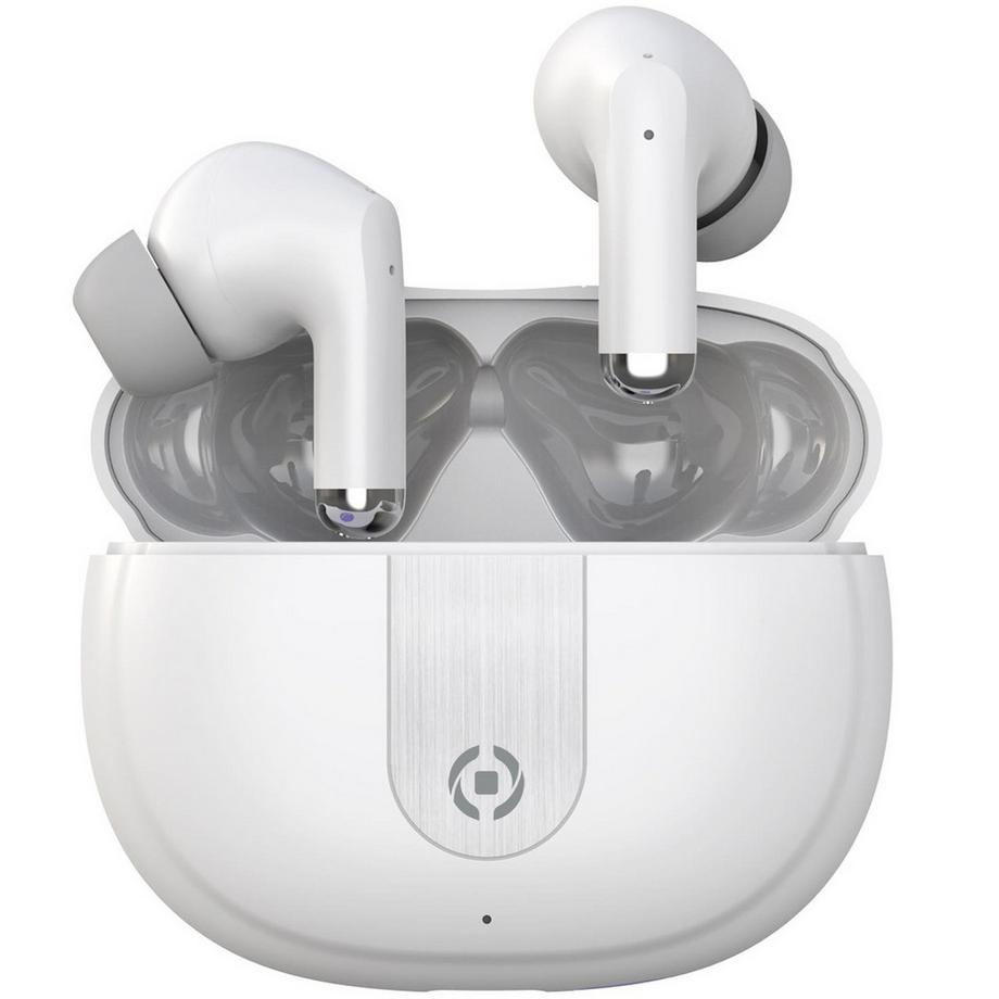 Celly  Casque Bluetooth sans fil à ultrasons intra-auriculaire ENC blanc 