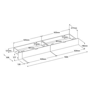 Vente-unique Bett mit 2 Schubladen 160 x 200 cm - Holzfarben & glänzend - VELONA  