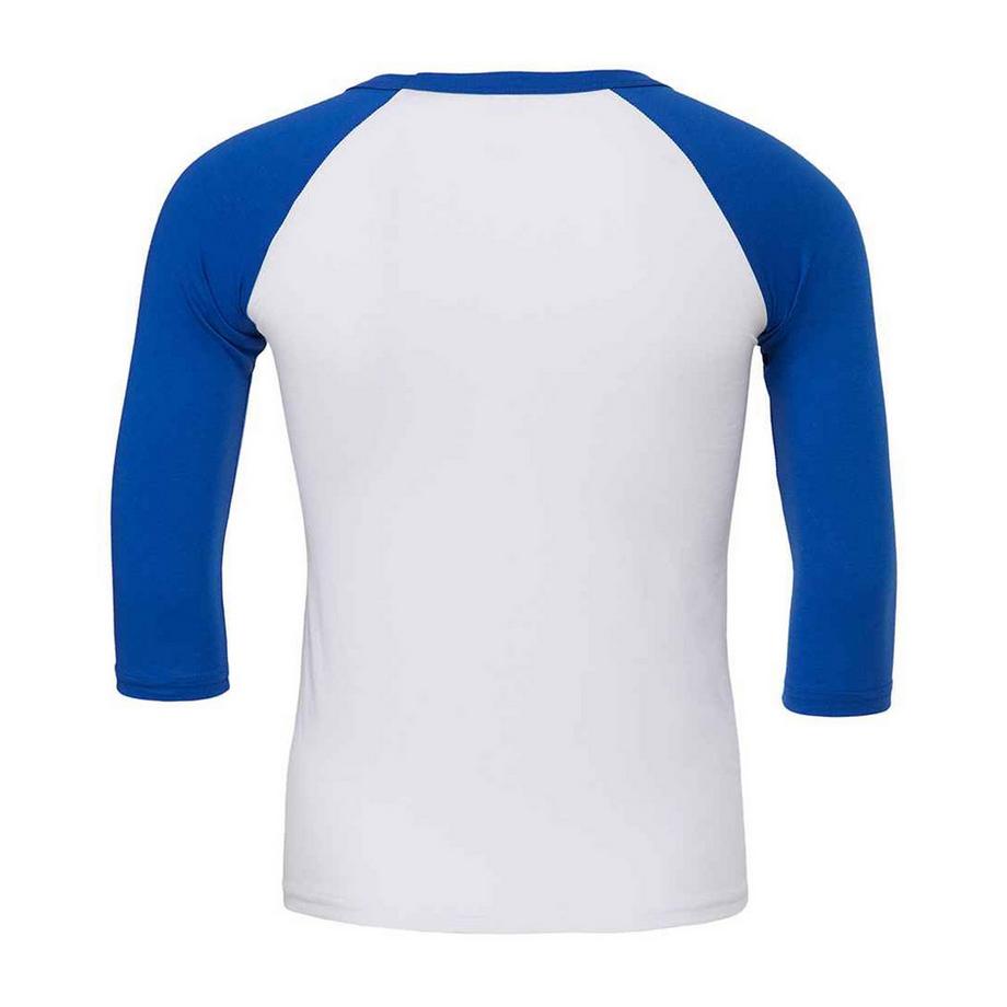 Bella + Canvas T-shirt Baseball Manches 3/4  
