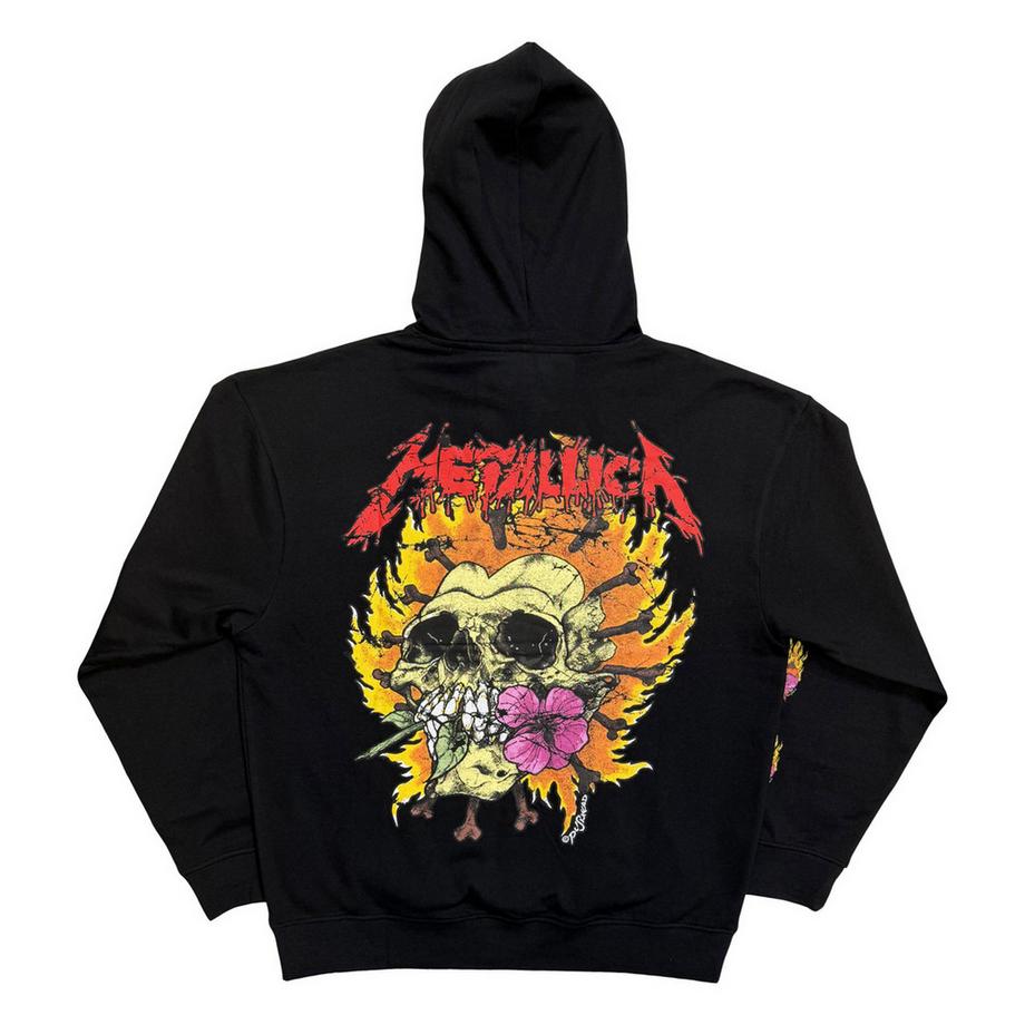 Metallica Sweat à capuche avec imprimé au dos  